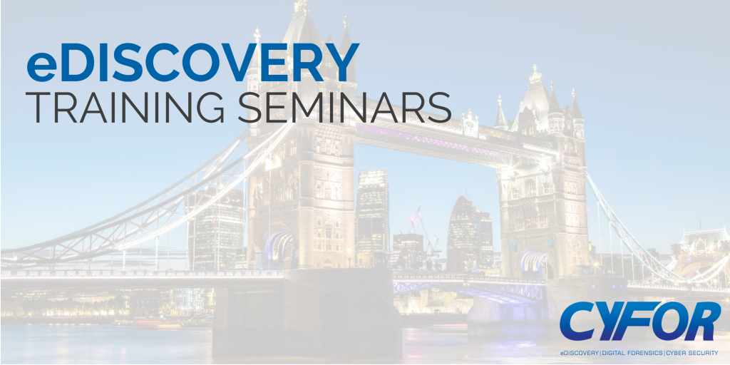 eDiscovery training seminars