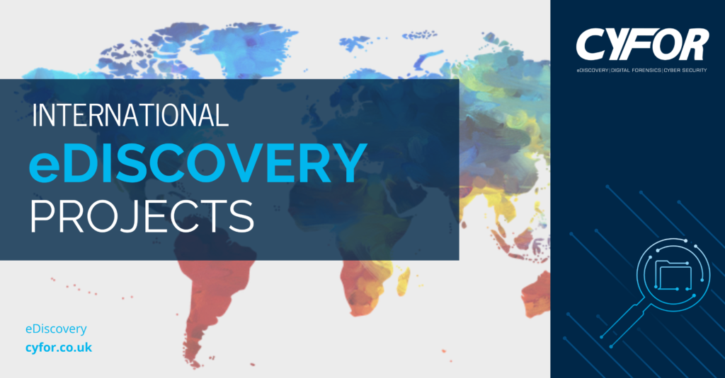 International eDiscovery Projects